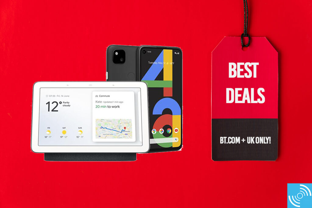 Black Friday Deal: Hanki ilmainen Google Nest Hub -paketti Pixel 4a: n kanssa [vain Iso-Britanniassa]